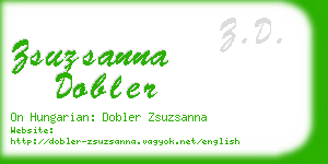 zsuzsanna dobler business card
